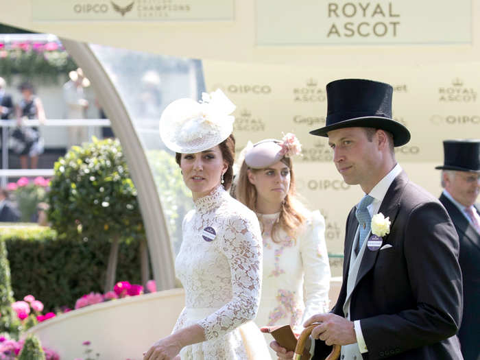 This white lace Alexander McQueen dress was a part of a $4,358 outfit.