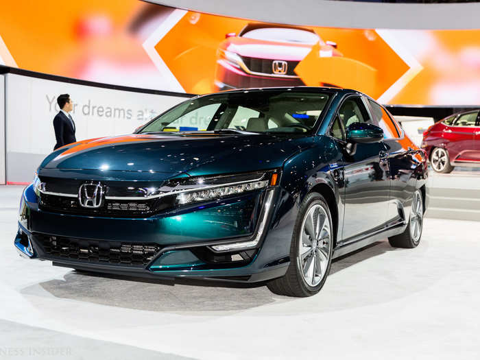 5. Honda Clarity Fuel Cell: 130-kW fuel cell with electric propulsion system.