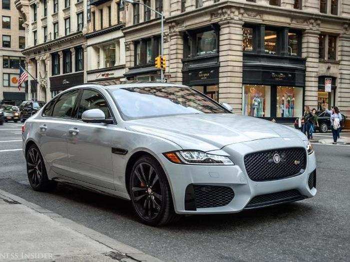 8. Jaguar XF: 2.0 liter, Ingenium turbocharged inline four cylinder.