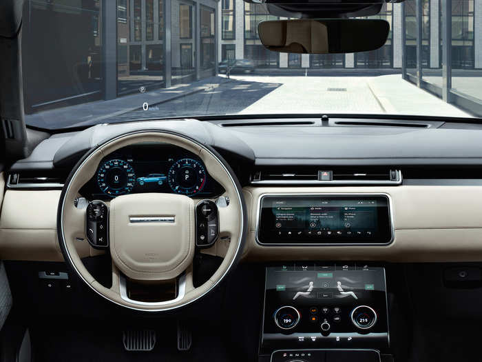 In its place, Range Rover has doubled up on touchscreen displays.