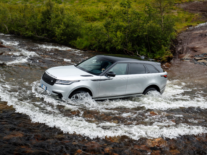 Under the hood, the Velar is available with three engine options. A base 2.0 liter, 247 horsepower, turbocharged four-cylinder engine along with optional 180 horsepower turbodiesel and 380 horsepower, supercharged V6 engines. All three engines are mated to a slick-shifting 8-Speed ZF automatic transmission with standard all-wheel-drive.