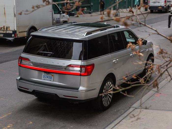 The sheer intrinsic mass and bulk of the SUV presented a design challenge for Lincoln — one that was successfully overcome by taking a great big box and looking for any opportunity to make it sleeker.