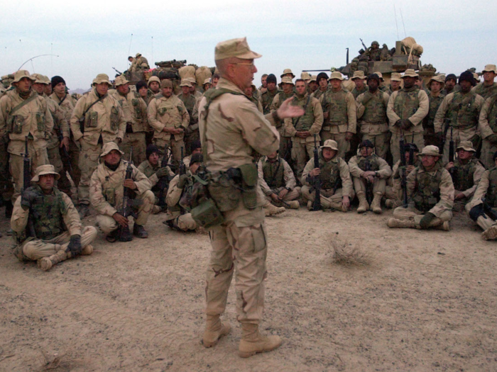 Mattis was promoted to colonel, then brigadier general, and eventually became involved in the early planning and fighting of the Afghanistan War following 9/11.