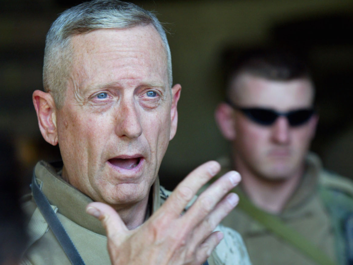 After the invasion, Mattis sent the First Marine Division