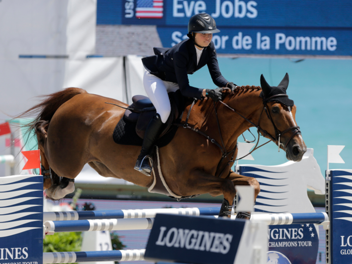 Jobs is an accomplished equestrian. In 2016, her mother bought a $15 million ranch in Wellington, Florida, where she frequently competes and trains with Missy Clark.