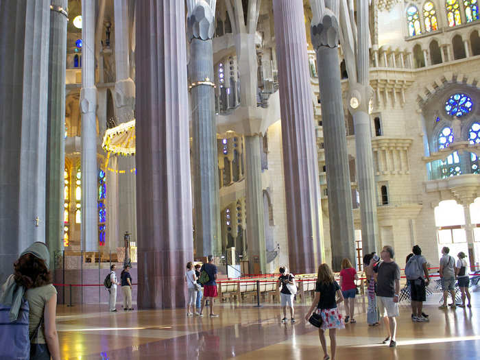 Sagrada Família in Barcelona, Spain.