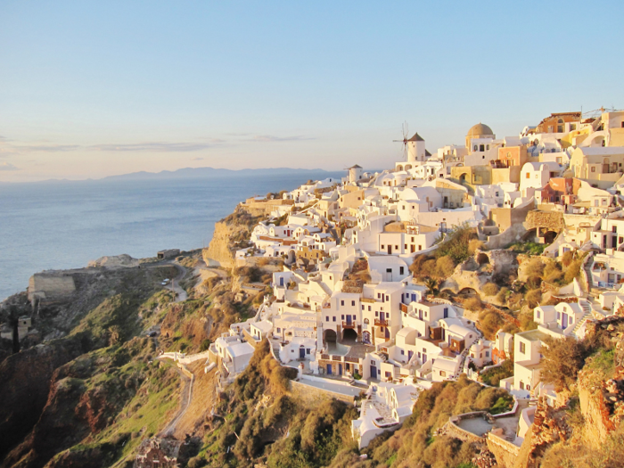 Oia on the island of Santorini, Greece.