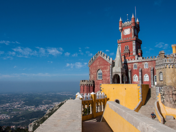 Pena Palace in Sintra, Portugal.