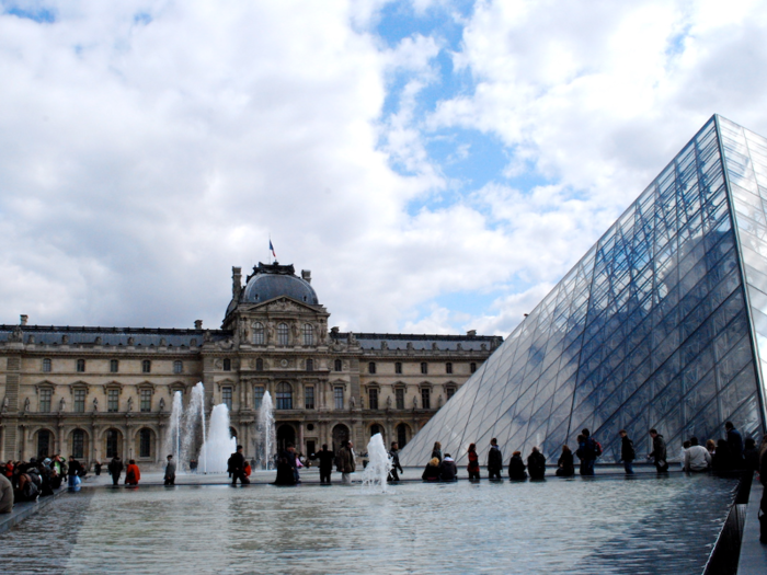 The Louvre in Paris, France.