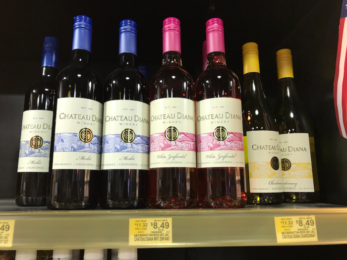 New York law prevents grocery stores from selling wine with alcohol content. There