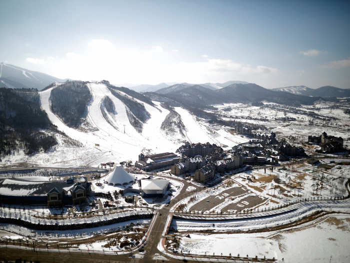 The area has an average elevation of approximately 700 meters above sea level, which gives it the nickname "the Alps of Korea." Mountains cover more than 80% of the terrain.