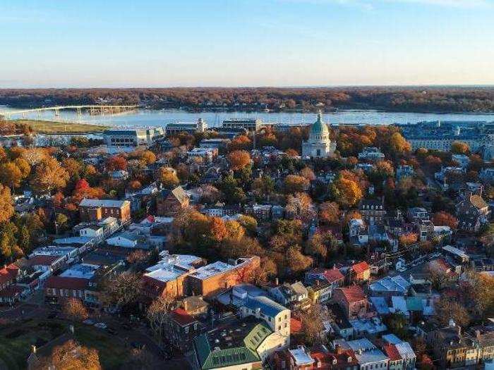 Annapolis, Maryland — Trending, Most Dog Friendly.