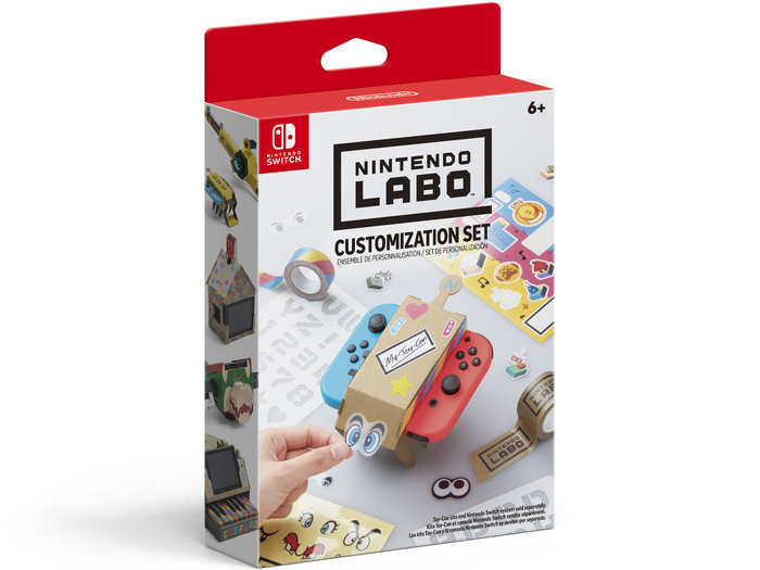 And yes, of course, you can customize your Labo. You could always just straight up draw on it with pen, crayon, pencil, or whatever else. But if you want something a bit more fancy, Nintendo