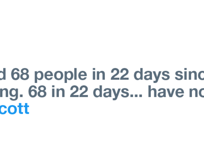 Other tweets from the IRA-associated accounts focused on issues that tended to polarize the political climate, such as this tweet on the shooting of Keith Lamont Scott, a Black American who was fatally shot by a police officer.