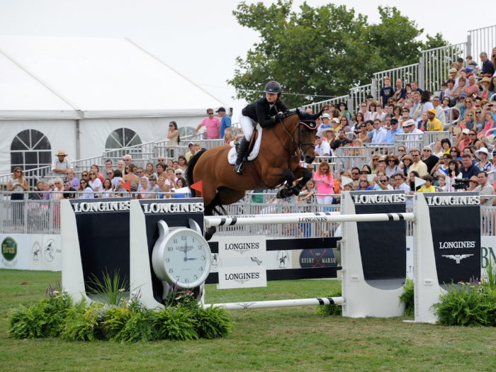 Bloomberg began riding horses when she was four and entered her first competition at the age of six. As she began to win competition after completion, she bristled when people attributed her success to her famous father.