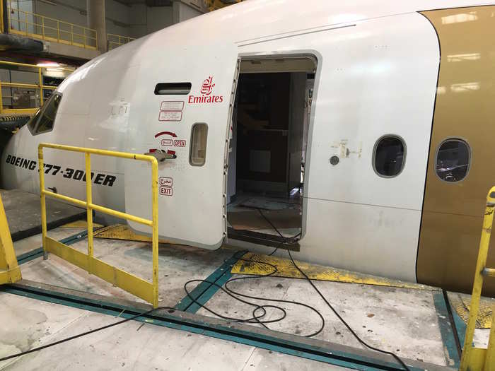 Emirates is redoing the interior of the aircraft based on the leasing agreement.