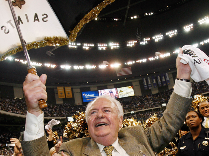 Louisiana: Tom Benson and family