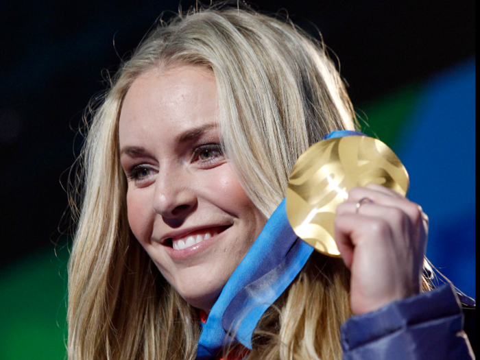 Vonn was the first American woman to win gold in the downhill event. "I was just trying to ski well and accomplish a childhood dream," Vonn told TIME.