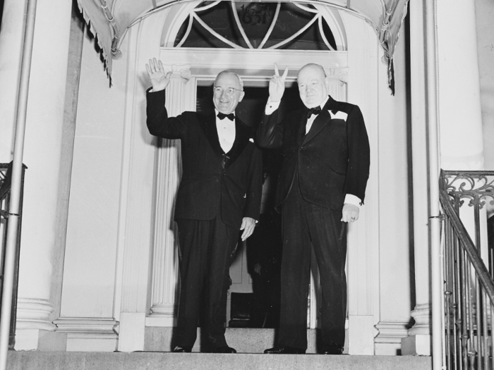 President Harry Truman stayed in the house for about four years during his presidency while the White House was being renovated.