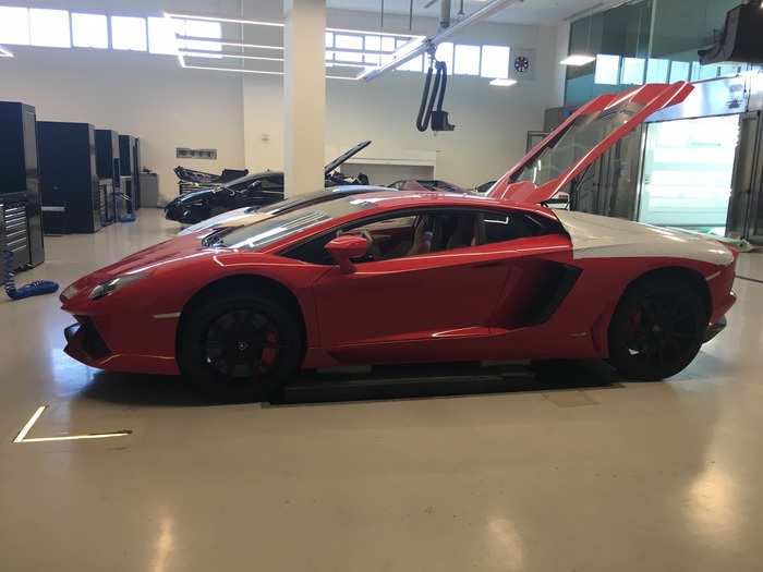 One place in the dealership not short on cars is the service bay.