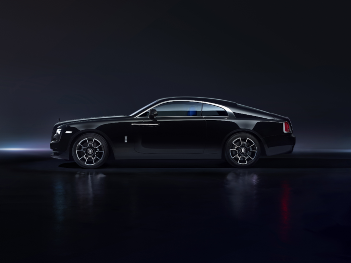 6. The Rolls Royce Wraith Black Badge has a bold and dramatic exterior, with a fully customizable interior.