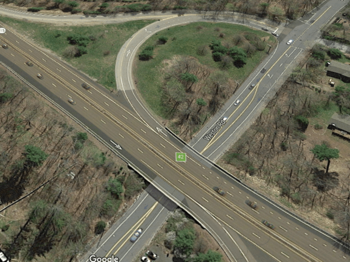 Connecticut — Merritt Parkway Mile Marker 46.42-47.03, New Haven