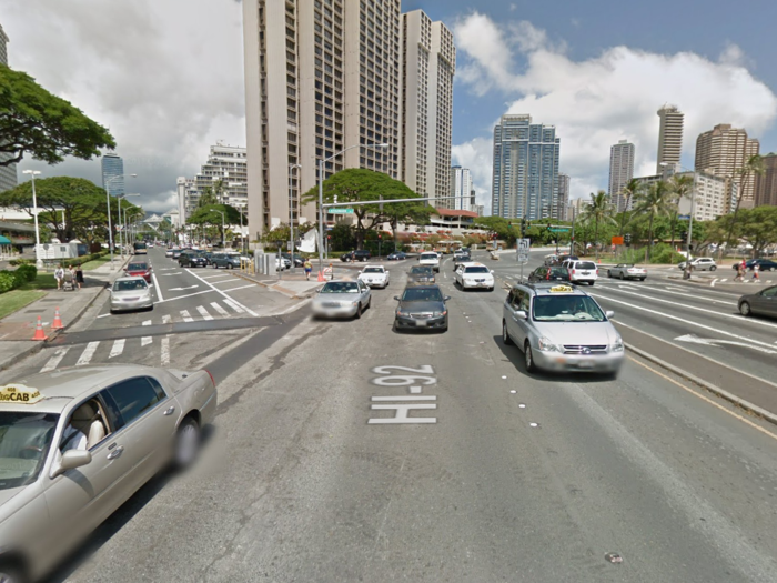 Hawaii — 1450 block of Ala Moana Boulevard, Honolulu