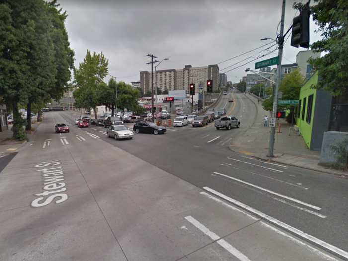 Washington — Stewart Street and Denny Way, Seattle