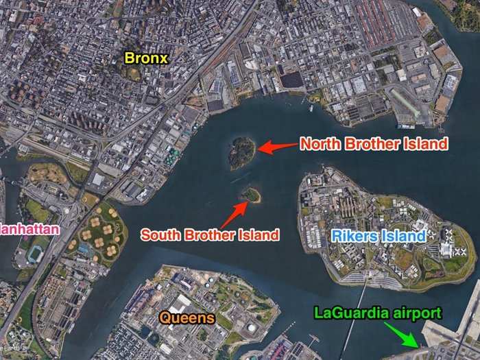 The East River was crawling with police, probably because Rikers Island Correctional Institute is less than a mile away — and they are wary of anyone visiting North Brother Island.