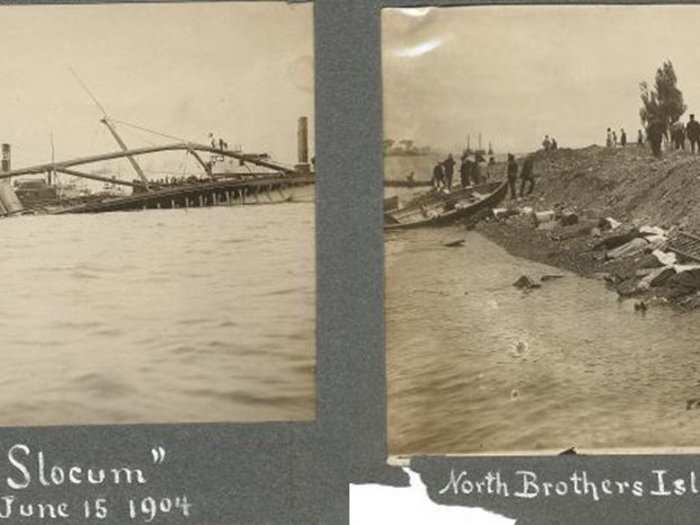 In June 1904, for instance, a steamship called the General Slocum burst into flames and sank in the East River. Though 321 people survived, the bodies of 1,021 passengers who died washed ashore for days.