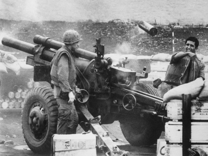 The supplies coming in from the air enabled the artillery at the Khe Sanh Combat Base to keep firing at attacking NVA units who were moving in on the outposts in the Hills.