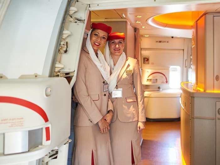 A First Class Emirates Flight Attendant Says Cabin Crew Store Secrets