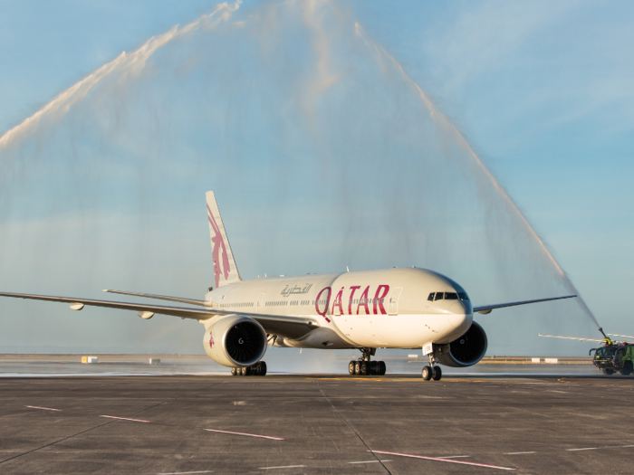 1. Qatar Airways: Auckland, New Zealand to Doha, Qatar: 9,026 miles