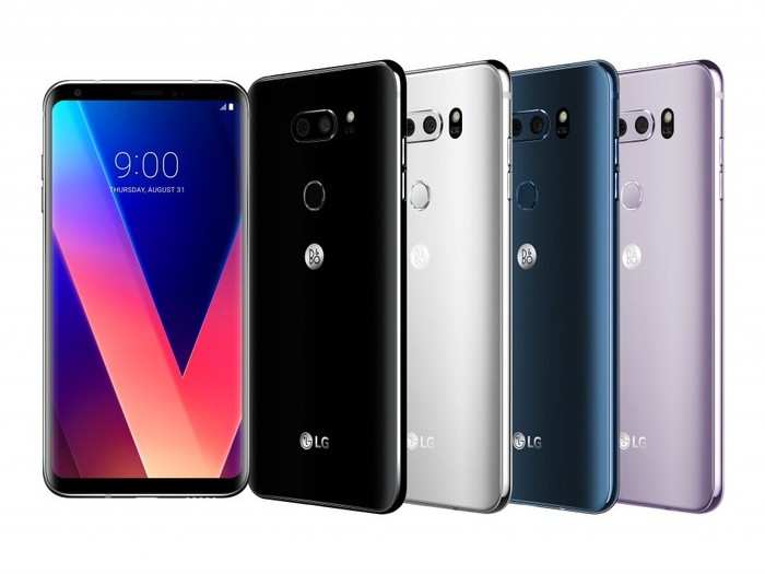 LG introduced Moroccan Blue and Lavender Violet when the LG V30 was first unveiled in September 2017.