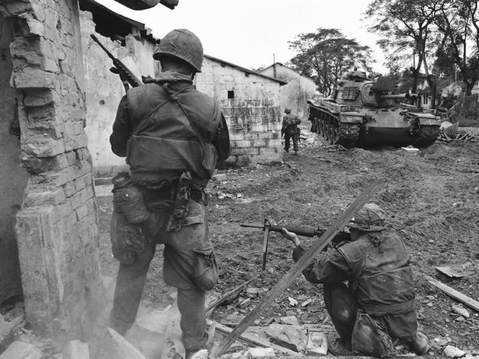 Elsewhere in Saigon, the fighting continued, especially near the Presidential Palace.