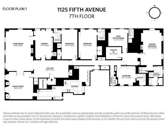 Take a look at that floor plan. It looks quite a bit more expansive than my "cozy" one-bedroom.