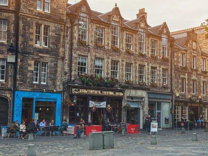 11. Edinburgh (128.2) — Residents of Edinburgh know how to have fun — they