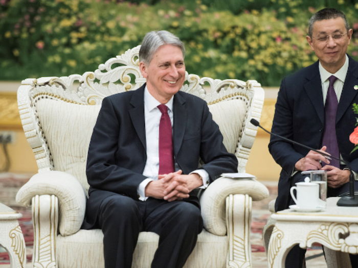 ... while Chancellor Philip Hammond has appeared keen for Britain to join Belt and Road. Speaking in China last December, he expressed his wish for "closer collaboration in delivering the ambitions of the Belt and Road programme."