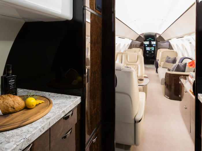 The G500 features fully bespoke cabins with seating tailored to the needs of individual customer.