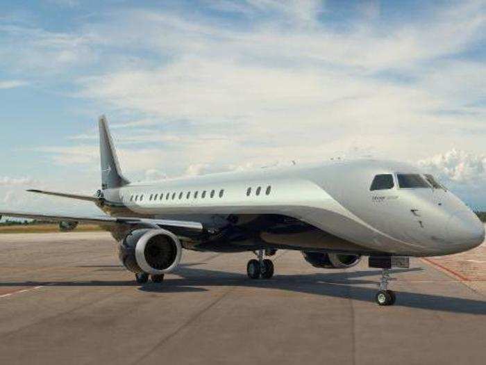 4. Embraer Lineage 1000E: The Lineage 1000E is the first of the converted airliners on our list. It