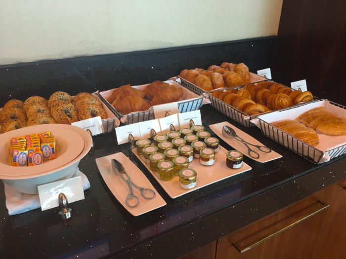 For breakfast, the lounge served a selection of western and regional dishes as well as an assortment of freshly baked pastries and...