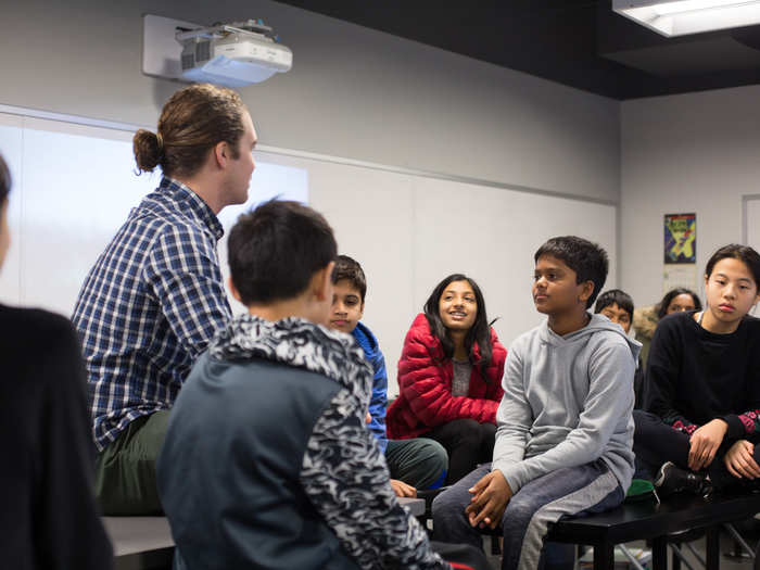 Assessment is at the core of everything Basis does. In my first class of the day, seventh grade biology students had a "pow wow" to discuss a recent "pre-comp" exam.