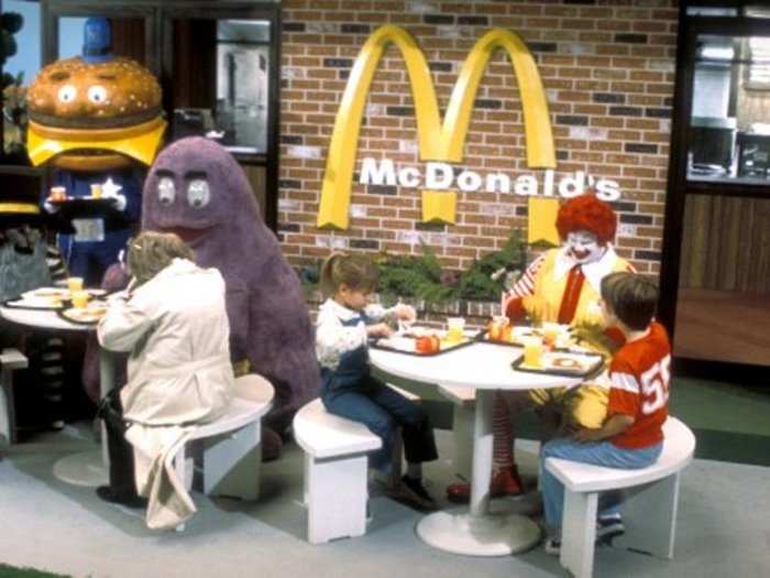 Ronald McDonald used to be one of many characters on the show "McDonaldland," but most were phased out after Sid and Marty Krofft sued McDonald