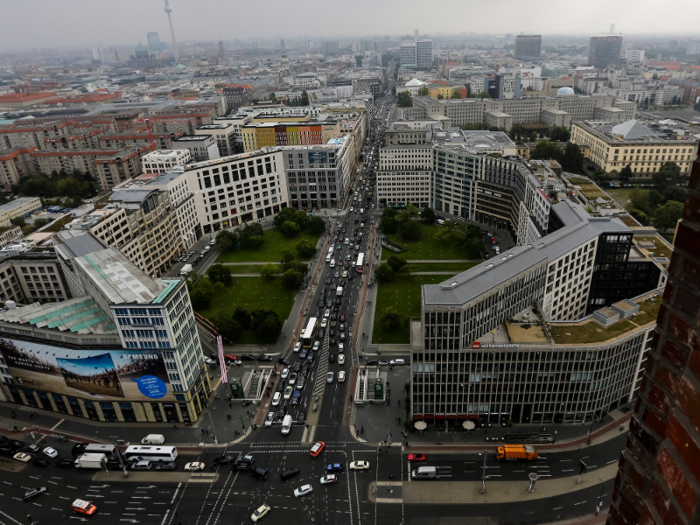 Today, Potsdamer Platz is a major business district.