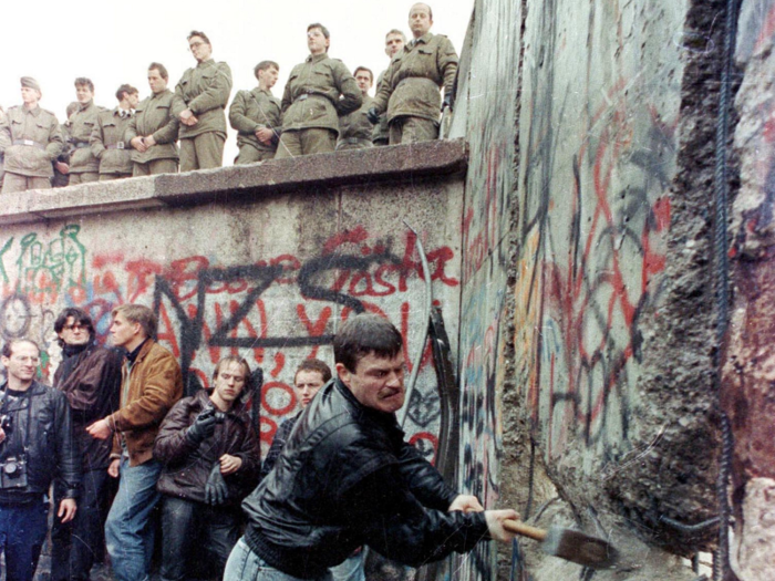 When the wall finally fell in 1989, it actually happened by mistake. An East German Politburo officer prematurely lifted restrictions on travel between the two parts of Berlin, but once the floodgates were opened, they could not be closed.