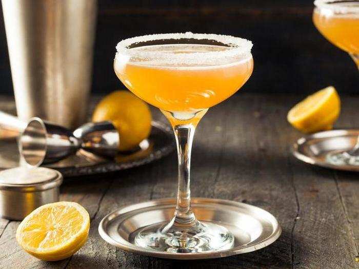 24. Sidecar. The highest-ranking brandy-only drink on the list, the Sidecar is made with brandy, trip sec, and lemon, and can be sweetened to taste.