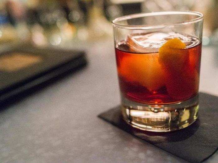 12. Boulevardier. Take the gin out of a negroni and replace with American whiskey and you have a boulevardier. One popular recipe uses bourbon, Cocchi sweet vermouth, Campari, and a cherry to garnish.