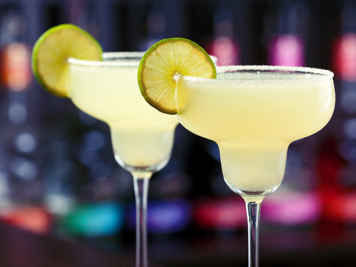 6. Margarita. While the frozen version is a popular holiday go-to, the classic recipe is made with tequila, fresh lime juice, and agave syrup.