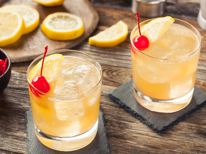 3. Whiskey Sour. Up in the ranks from number 5 last year, the Whiskey Sour was in the top 10 at nearly 60% of the bars polled. It