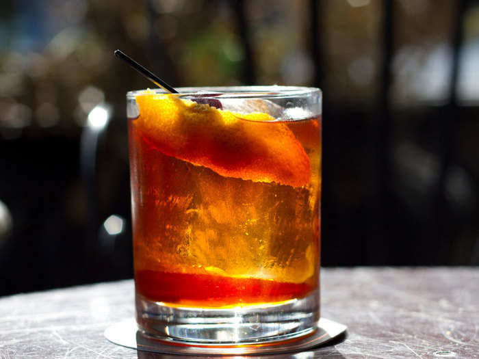 1. Old Fashioned. The best-selling cocktail for the fourth year in a row, this is the number one drink in nearly 30% of the world